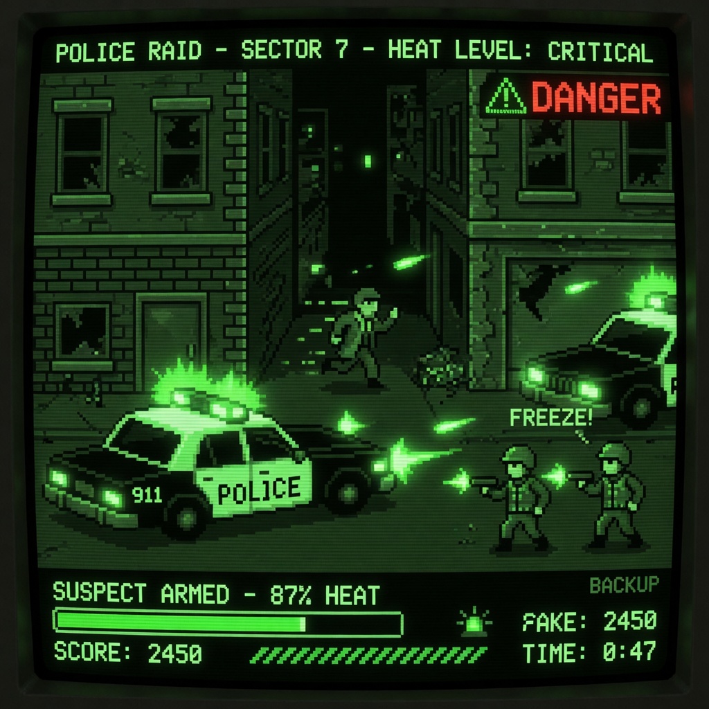 Crypto Dad stressed with high heat / police attention